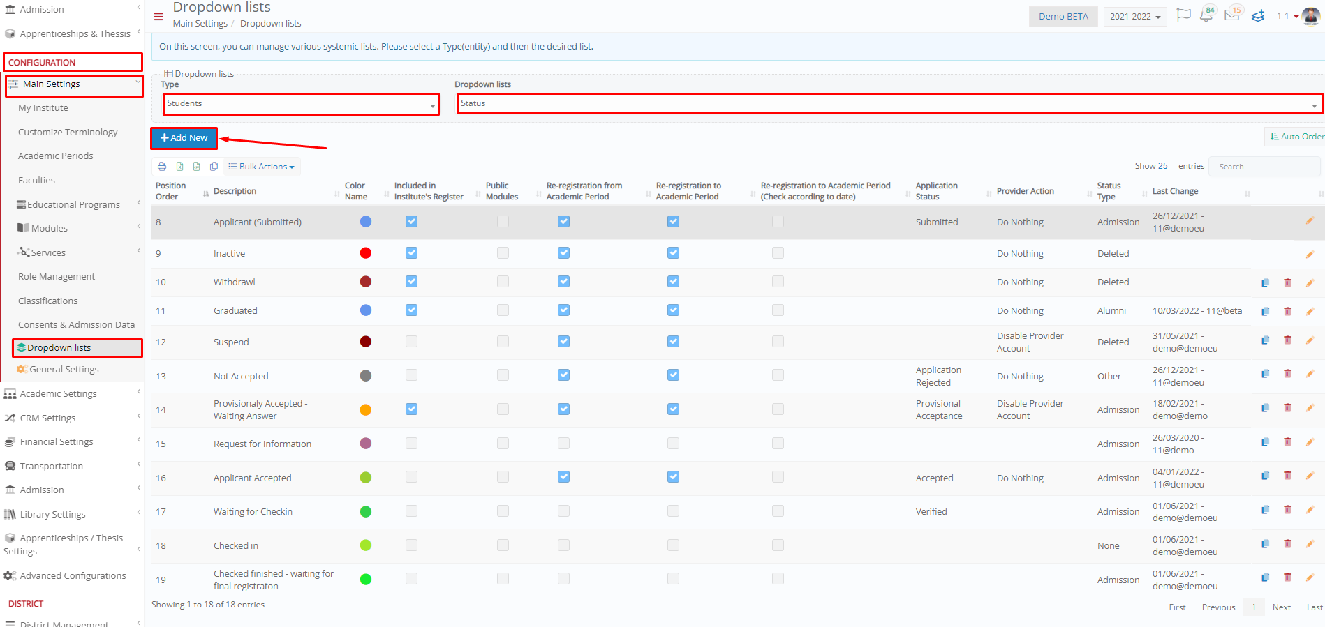 Graphical user interface, table Description automatically generated with medium confidence
